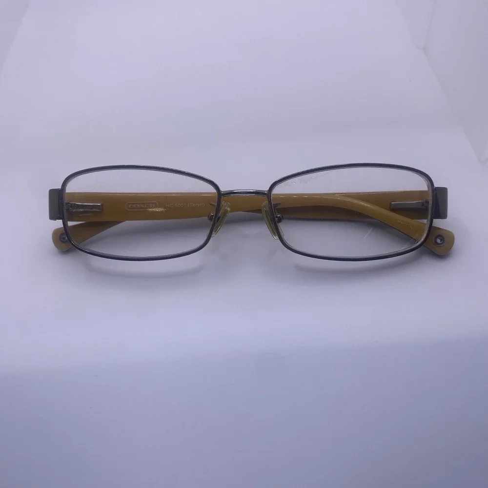 Coach Eyeglasses Women FRAME ONLY HC5001 Taryn Full Rim 52-16-135 Dark Brown 800